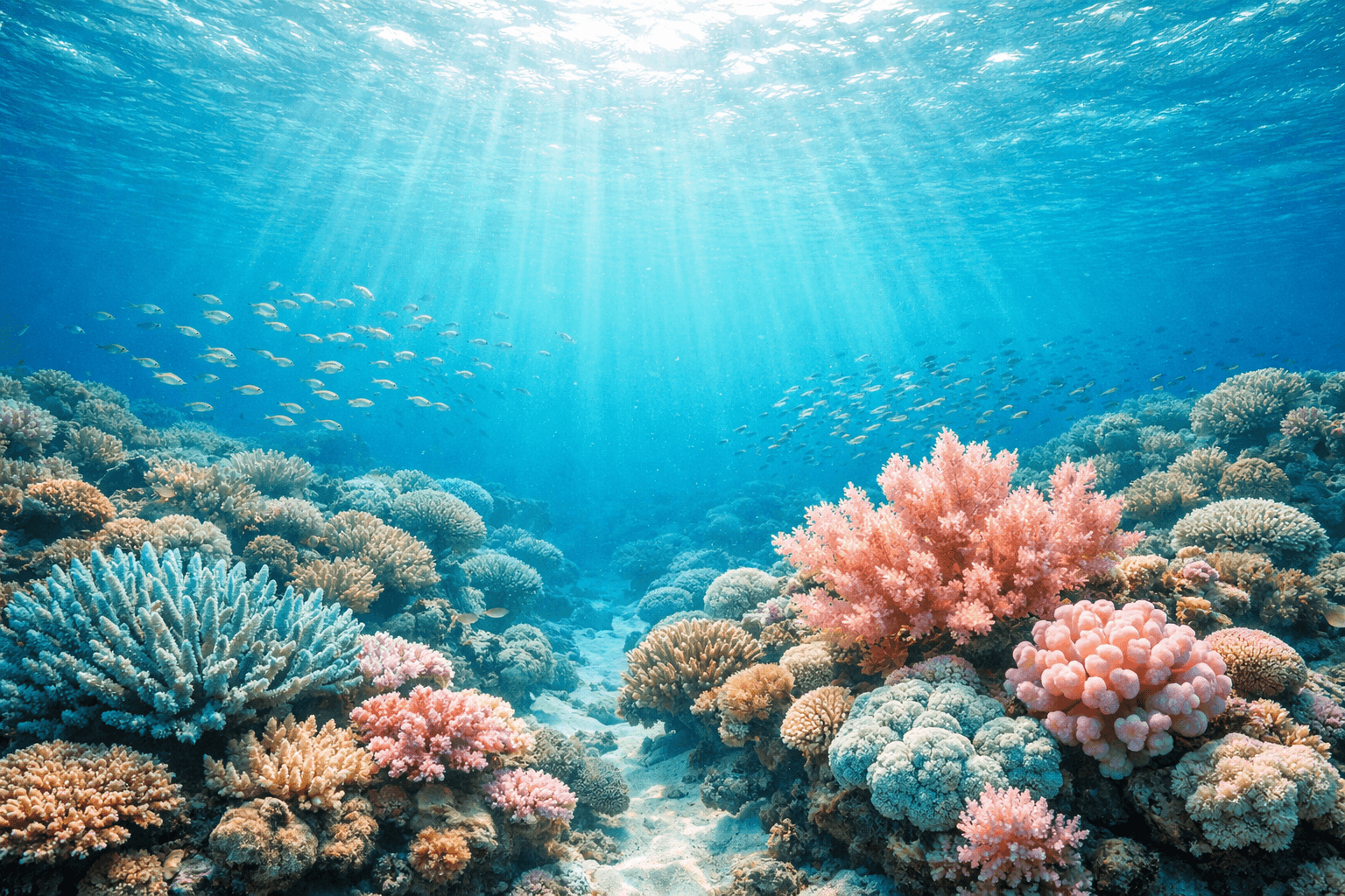 Abstract background image for the Coral FAQ page